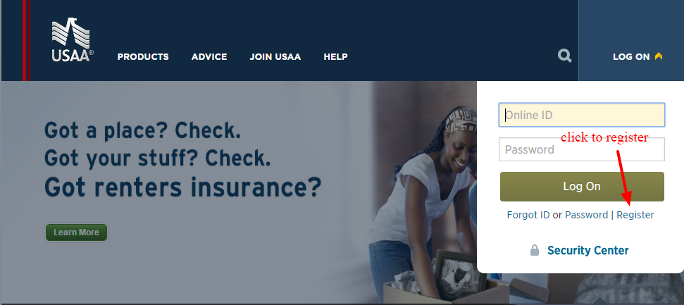 USAA Registration