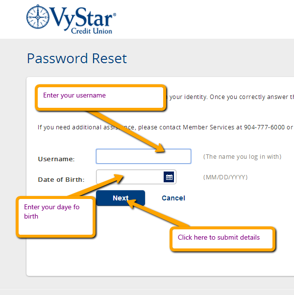 VyStar Credit Union Online Banking Login CC Bank