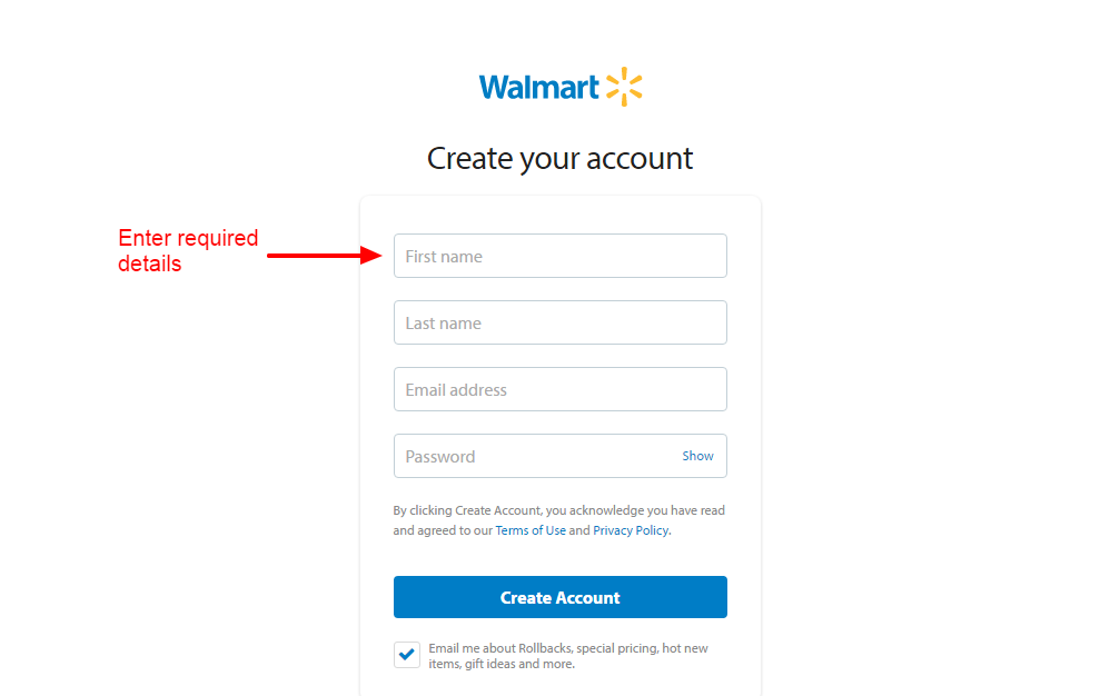 Walmart enroll 2