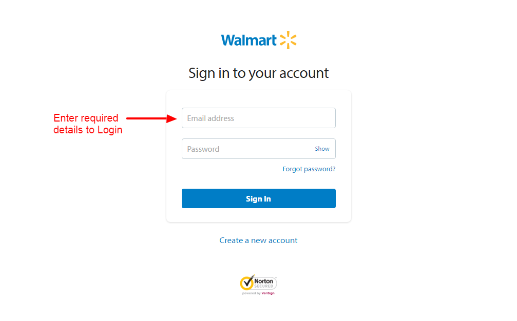 Walmart login 2