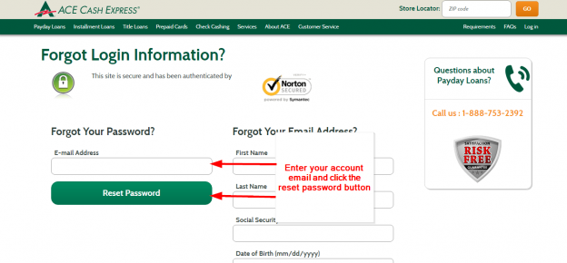 ACE Cash Express Payday Personal Loan Online Login CC Bank
