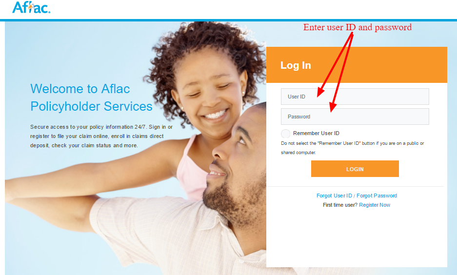 aflac login