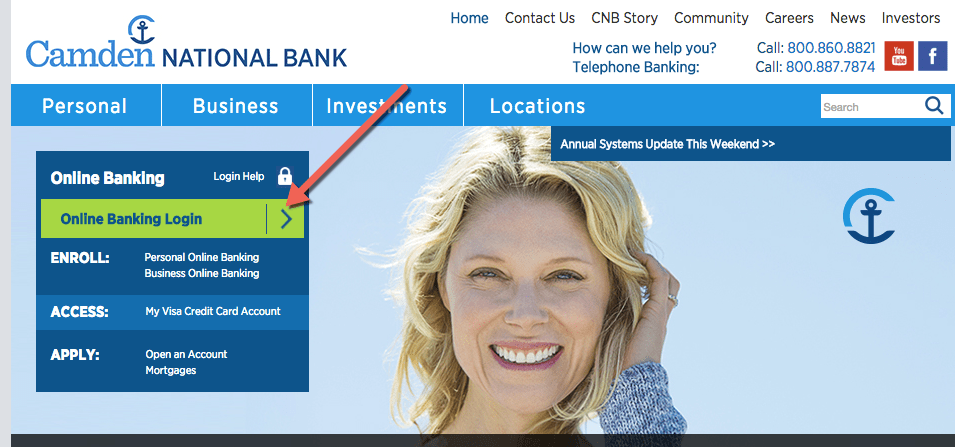 Camden National Bank Online Banking Login