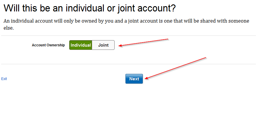 choose between joint and individual