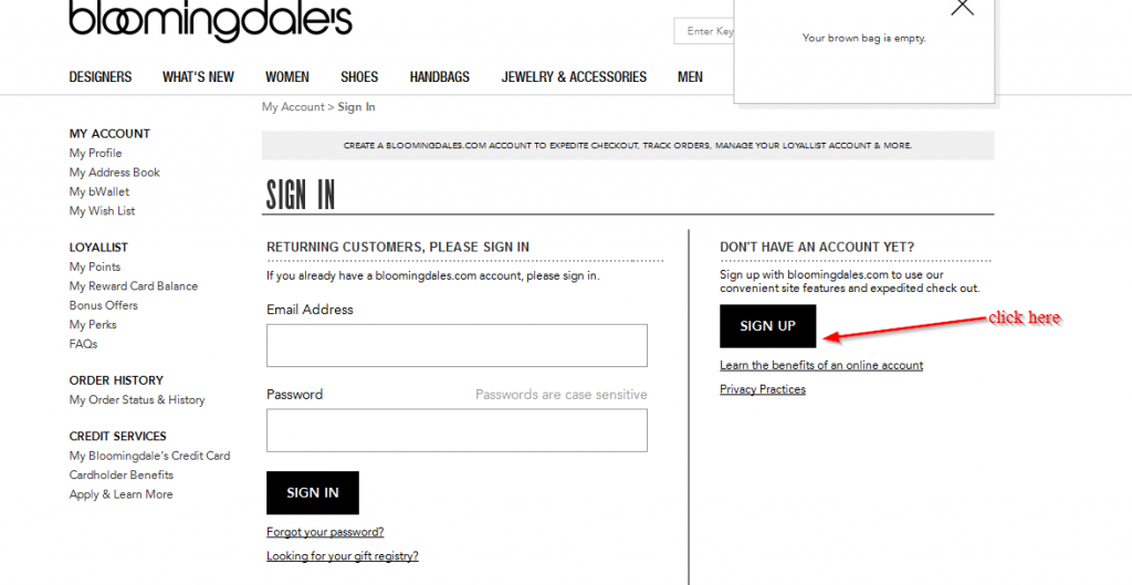 Bloomingdale's Credit Card Online Login CC Bank