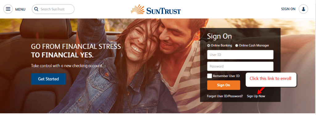 suntrust online banking