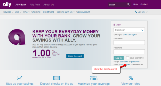 Ally Bank Online Banking Login - CC Bank