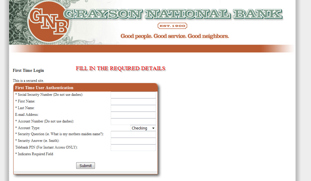 old national bank login to my account login
