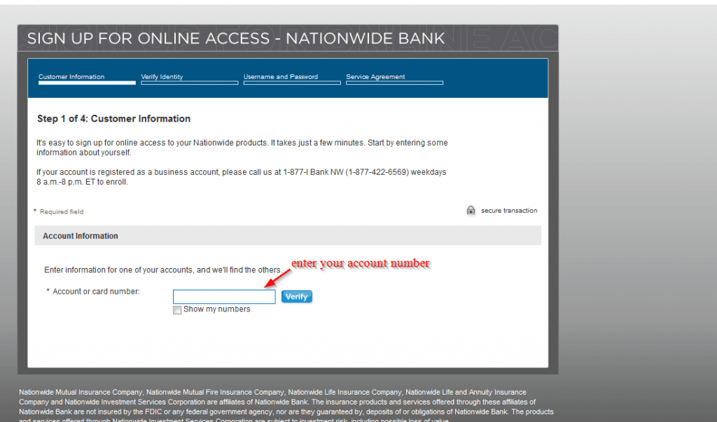 Nationwide Bank Online Banking Login CC Bank