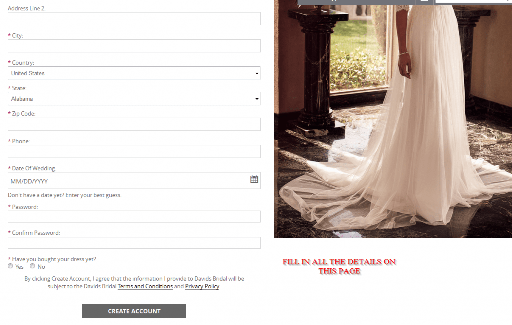 David s Bridal Credit Card Online Login CC Bank
