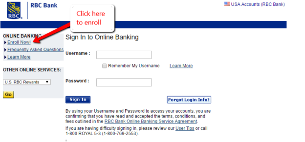 RBC Bank Online Banking Login - CC Bank