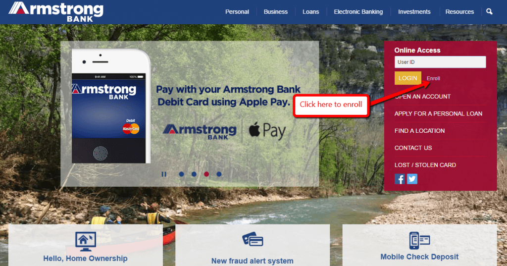 Armstrong Bank Online Banking Login CC Bank