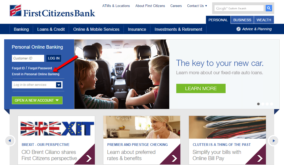 citizens bank online banking