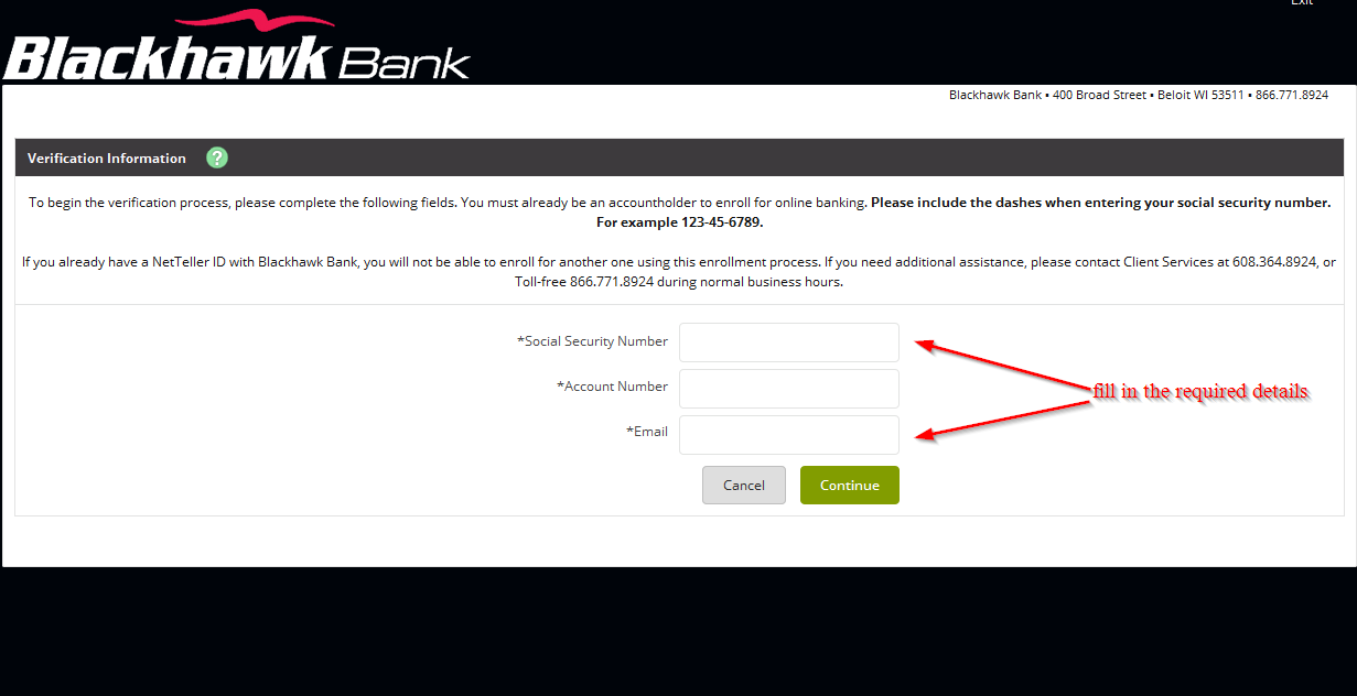 Blackhawk Bank Online Banking Login Cc Bank