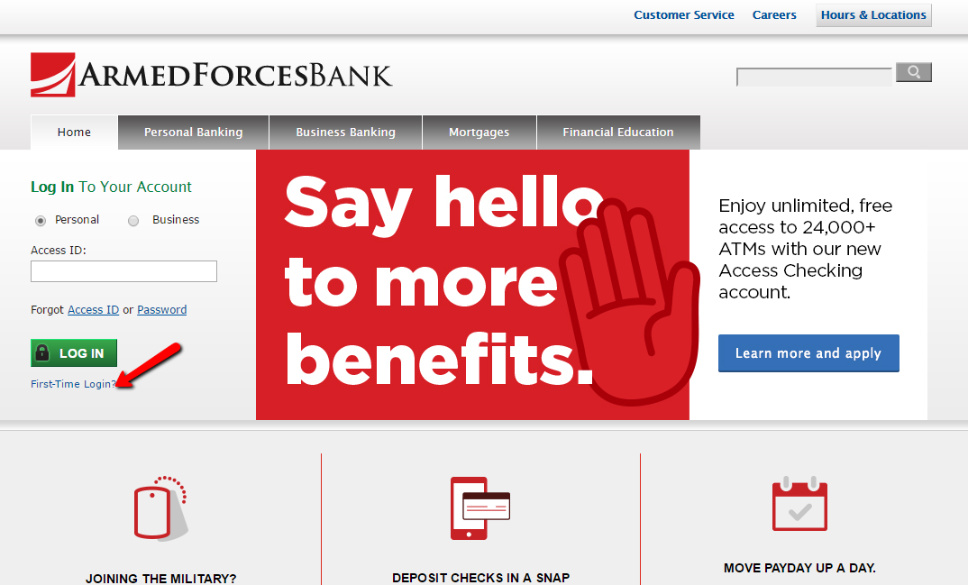 Armed Forces Bank Online Banking Login CC Bank