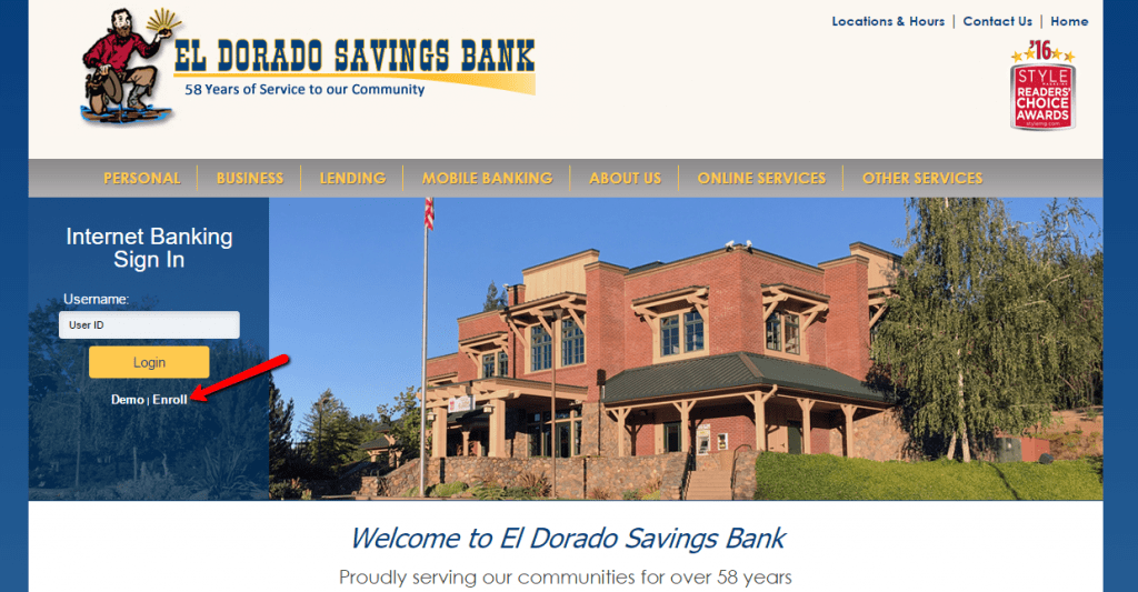 El Dorado Savings Bank Online Banking Login CC Bank