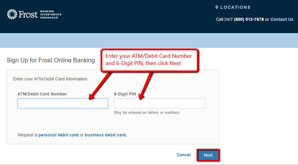 frost bank online banking login
