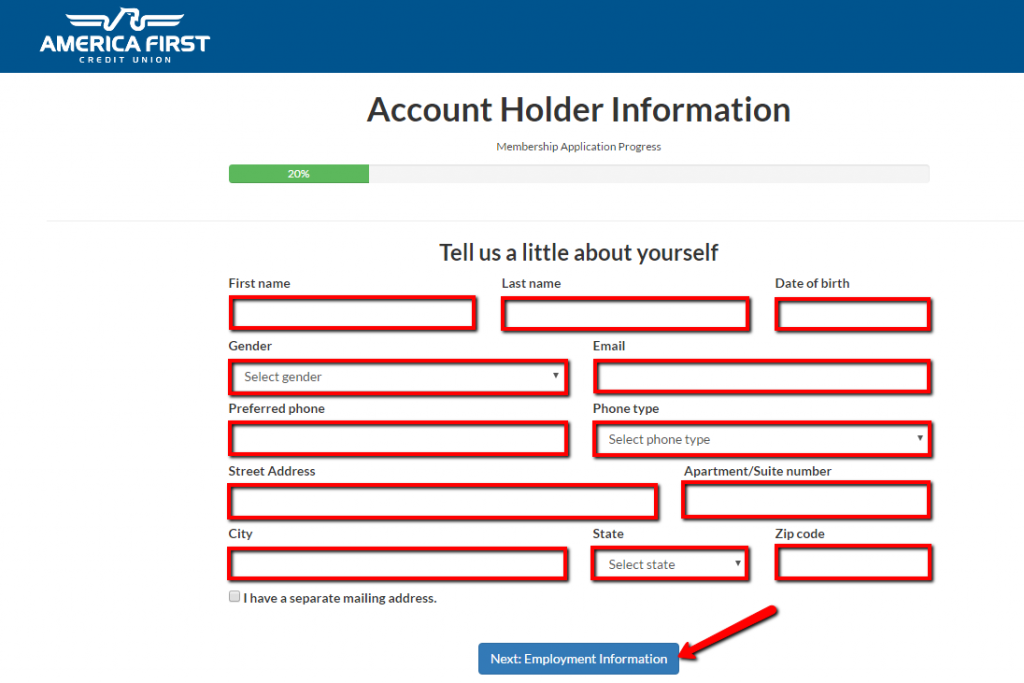 America First Credit Union Online Banking Login CC Bank