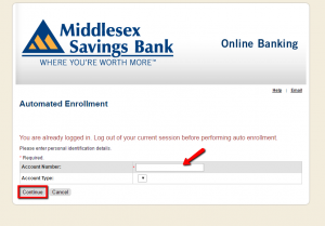 Middlesex Savings Bank Online Banking Login - CC Bank