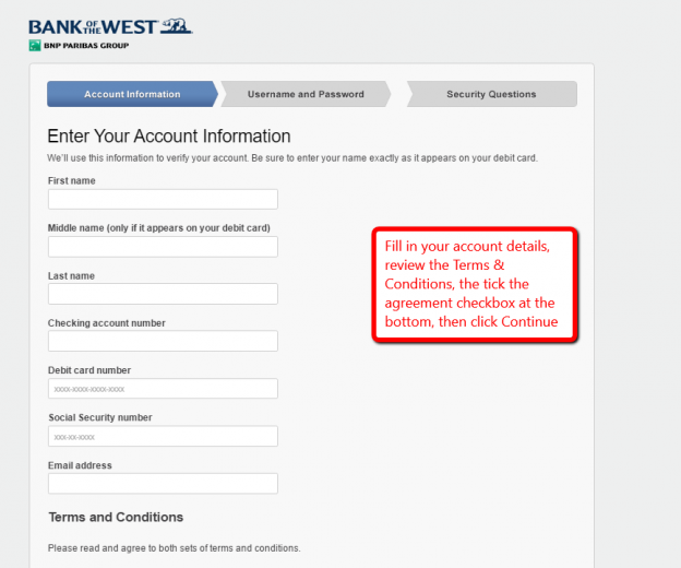 Bank of the West Online Banking Login CC Bank