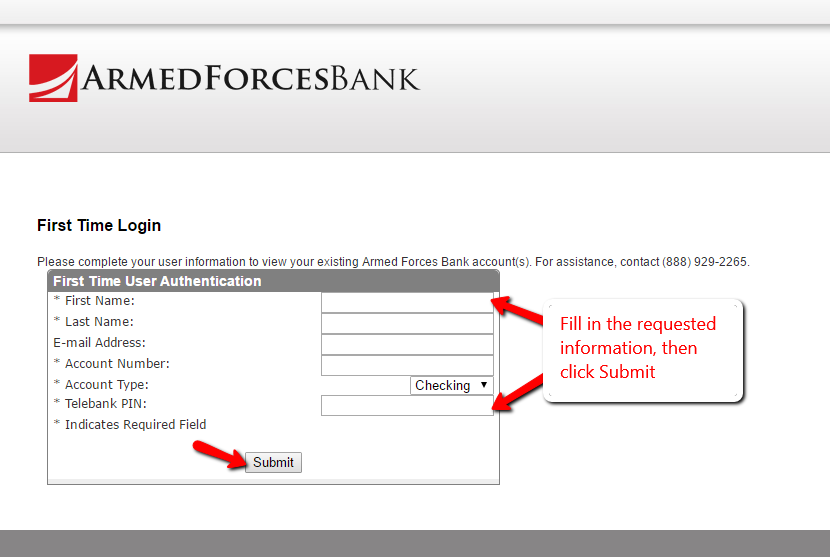 Armed Forces Bank Online Banking Login CC Bank