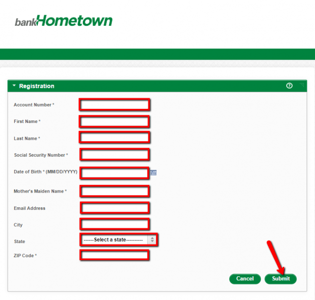 HomeTown Bank Online Banking Login CC Bank