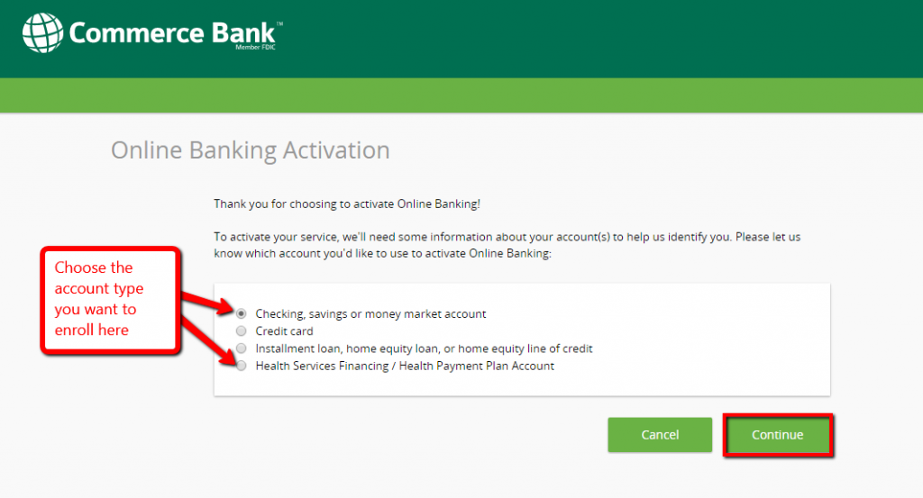 Commerce Bank Online Banking Login CC Bank