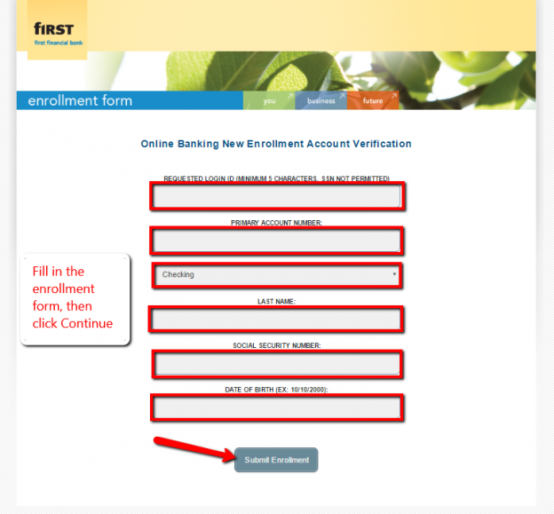 First Financial Bank Online Banking Login CC Bank