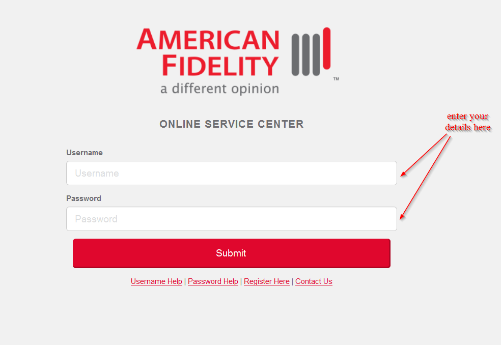 American Fidelity Assurance Insurance Online Login CC Bank