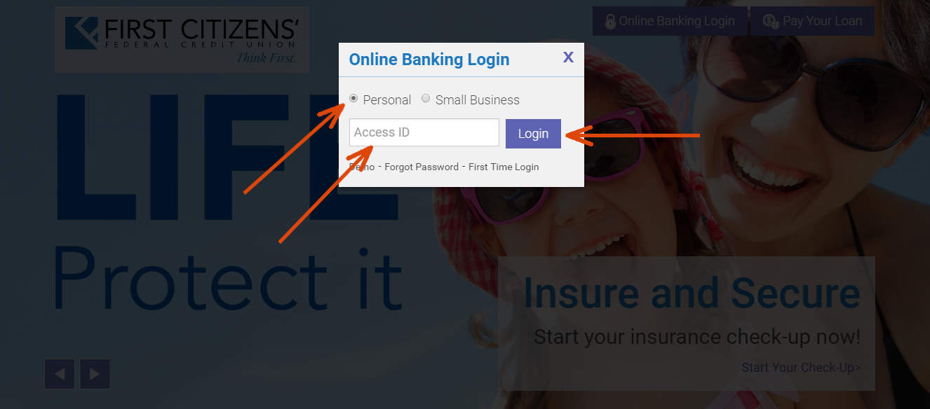 First Citizens Federal Credit Union Online Banking Login CC Bank