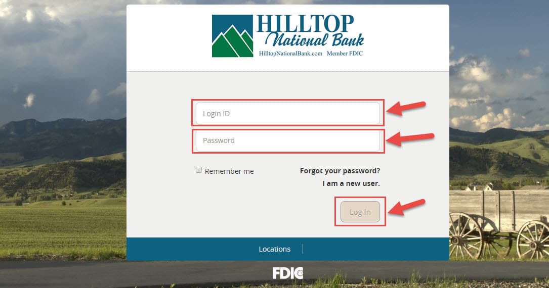 Hilltop National Bank Online Banking Login CC Bank