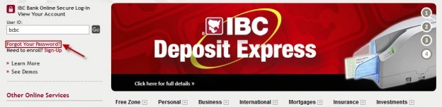 ibc bank online 3rd party access