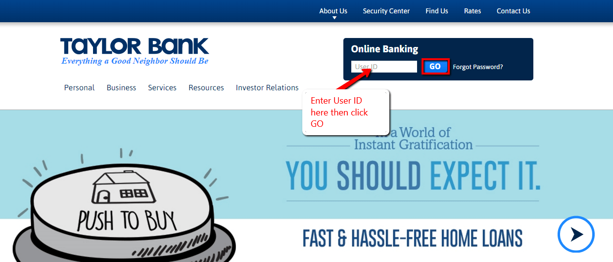 Taylor Bank Online Banking Login
