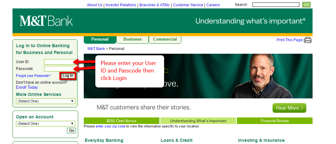 M&T Bank Online Banking Login