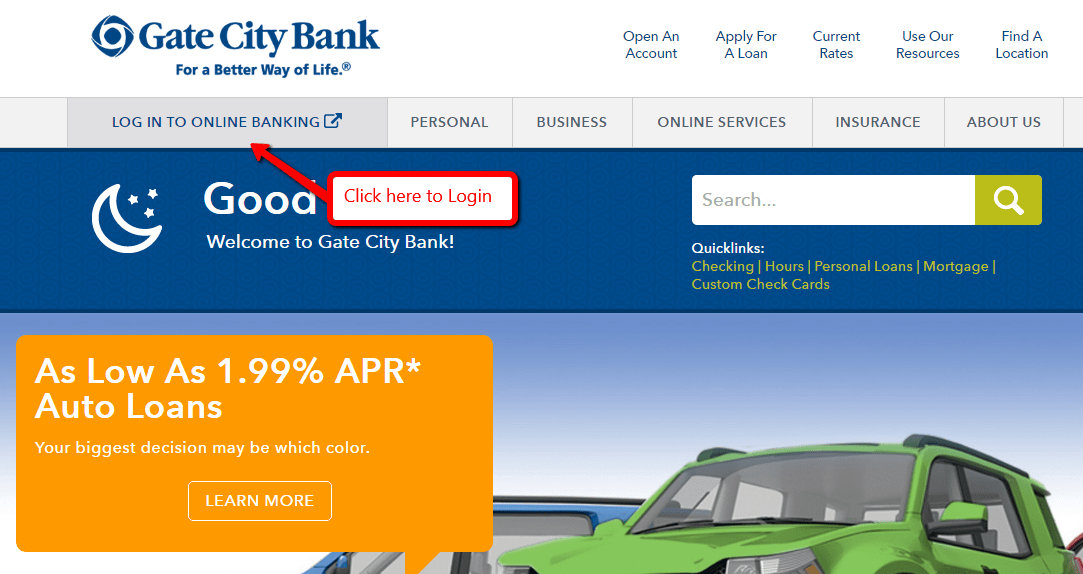 Gate City Bank Online Banking Login
