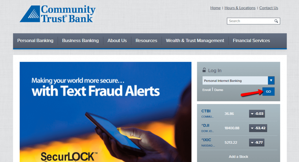 Community Trust Bank Online Banking Login CC Bank