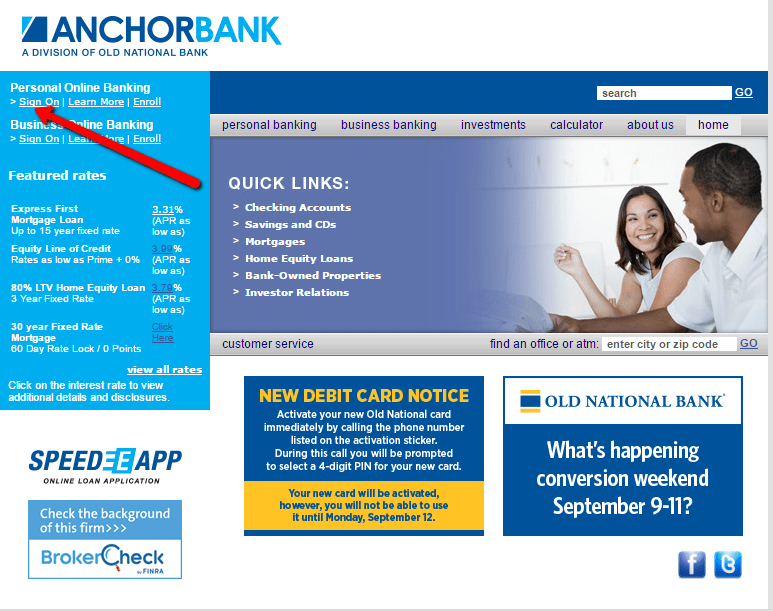 Anchor Bank Online Banking Login