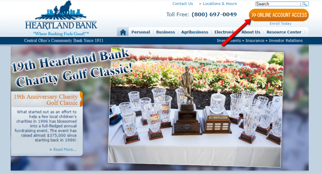 Heartland Bank Online Banking Login CC Bank