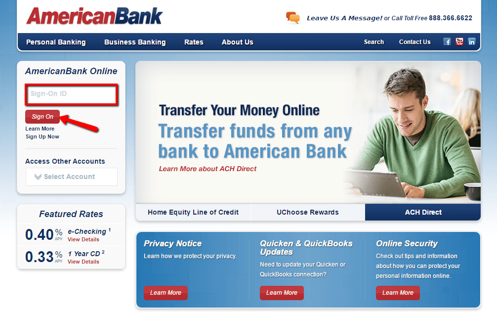 American Bank Online Banking Login