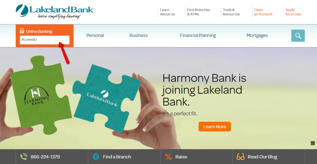 Lakeland Bank Online Banking Login CC Bank