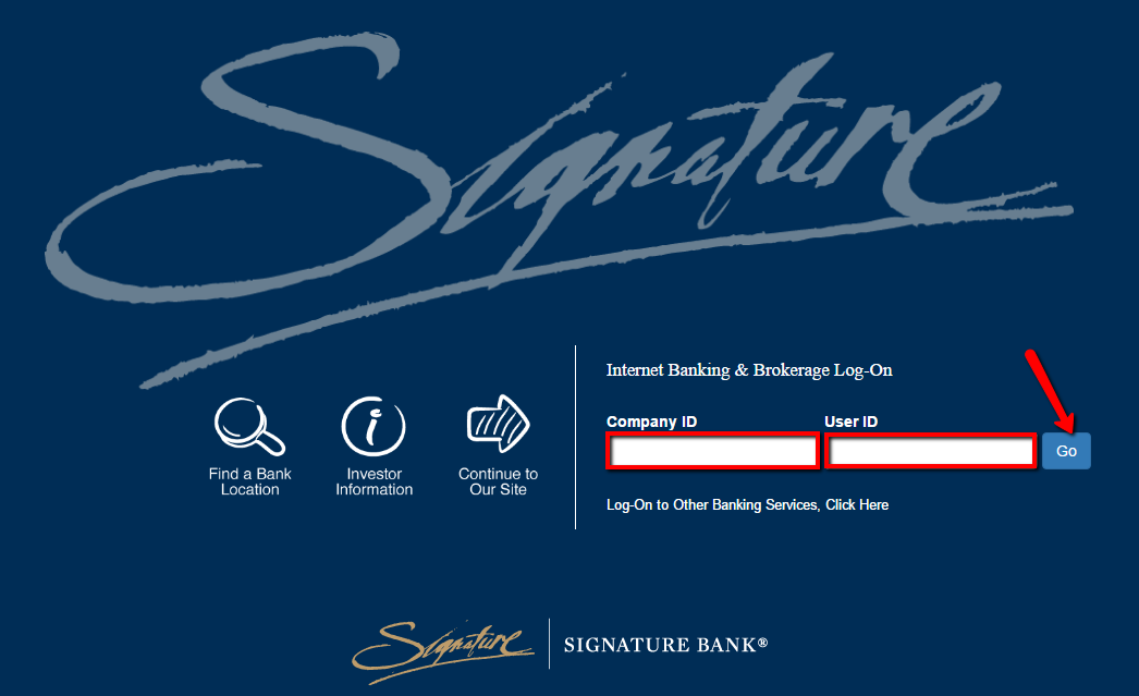 Signature Bank Online Banking Login - CC Bank