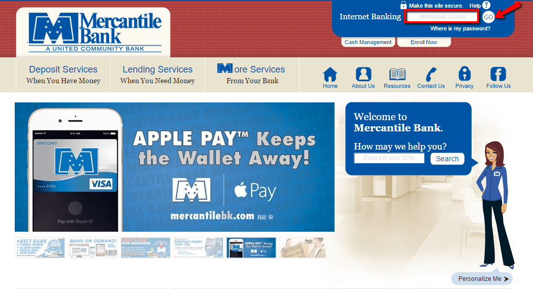 Mercantile Bank Online Banking Login