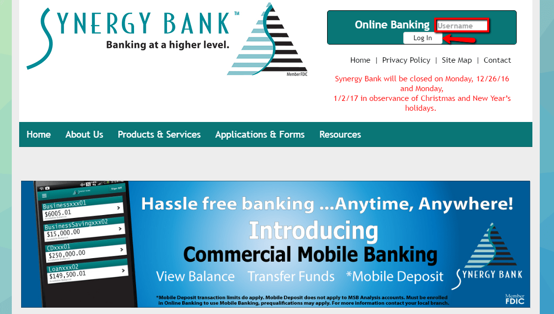 Synergy Bank Online Banking Login CC Bank Synergy Bank Online Banking Login CC Bank
