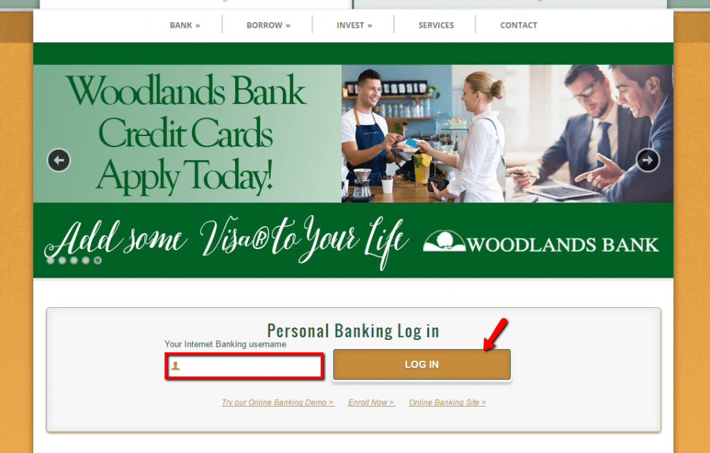 Woodlands Bank Online Banking Login CC Bank