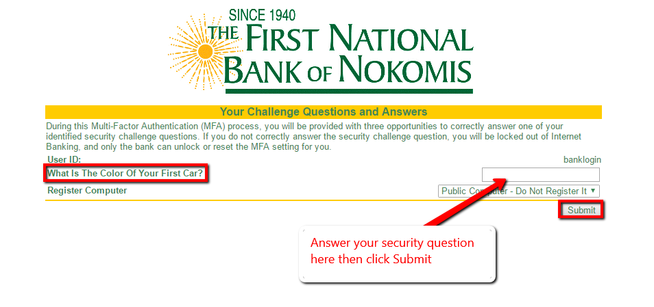Fist national bank of nokomis