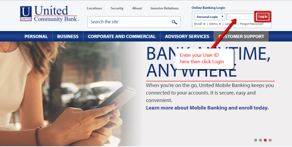 United Community Bank Online Banking Login CC Bank