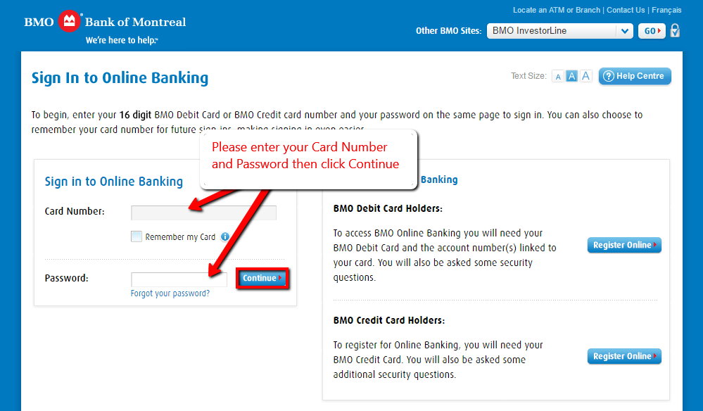 Bmo Bank Online Banking Login Cc Bank