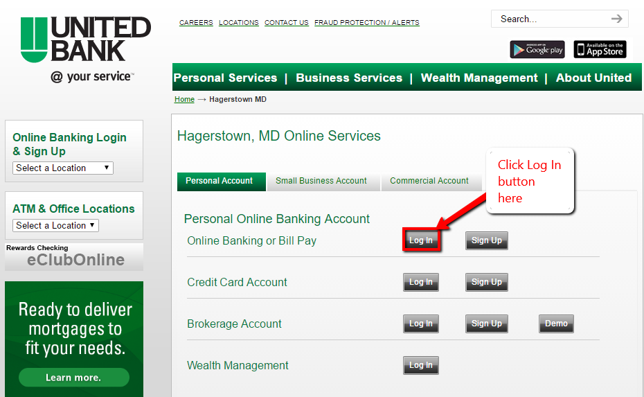 United Bank Online Banking Login - CC Bank