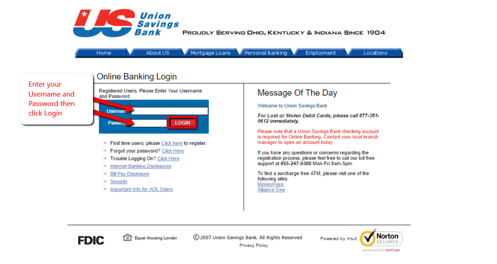 home savings online banking