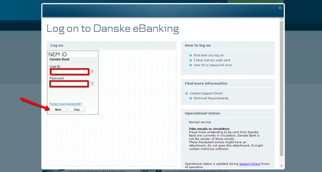 Danske Bank Online Banking Login - CC Bank